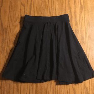 SO Basic Black Skater Skirt